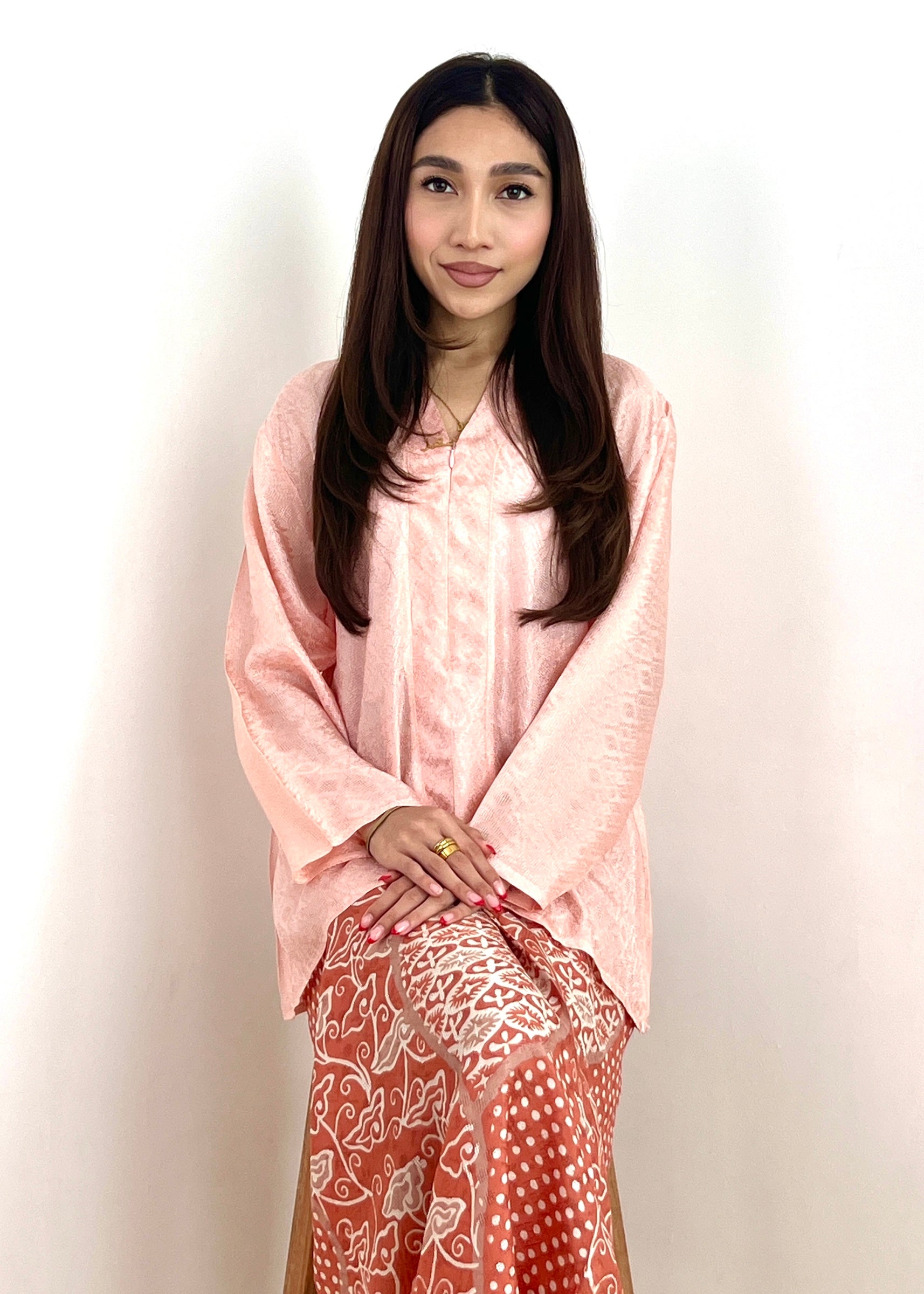 Mina in Peach Bloom