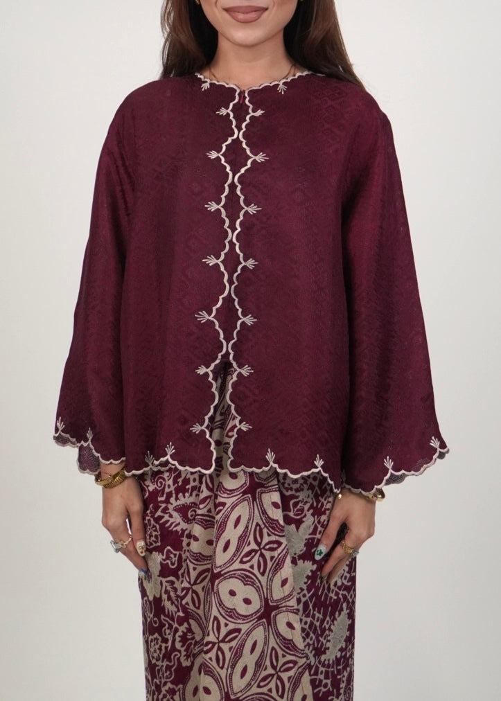 Qayla in Rich Burgundy