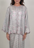 Qayla Hibiscus in Silver Blush