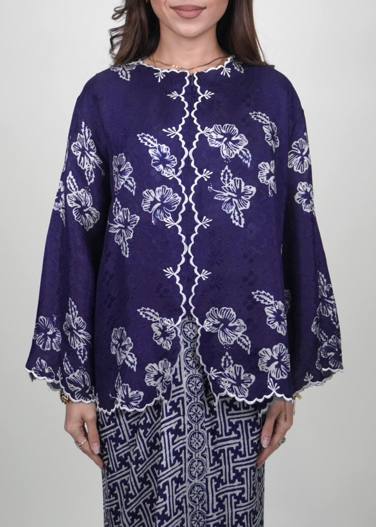 Qayla Hibiscus in Blue