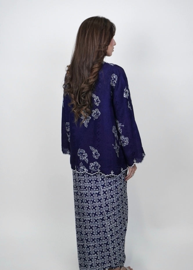 Qayla Hibiscus in Blue