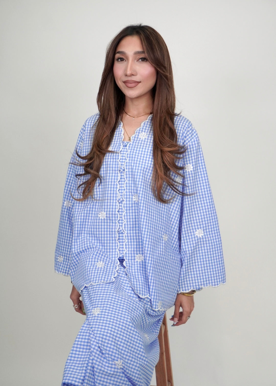 The Gingham Edit - Light Blue