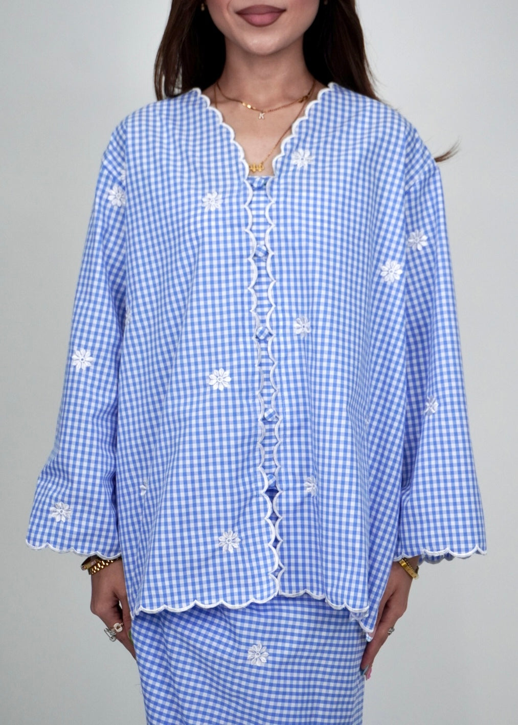 The Gingham Edit - Light Blue