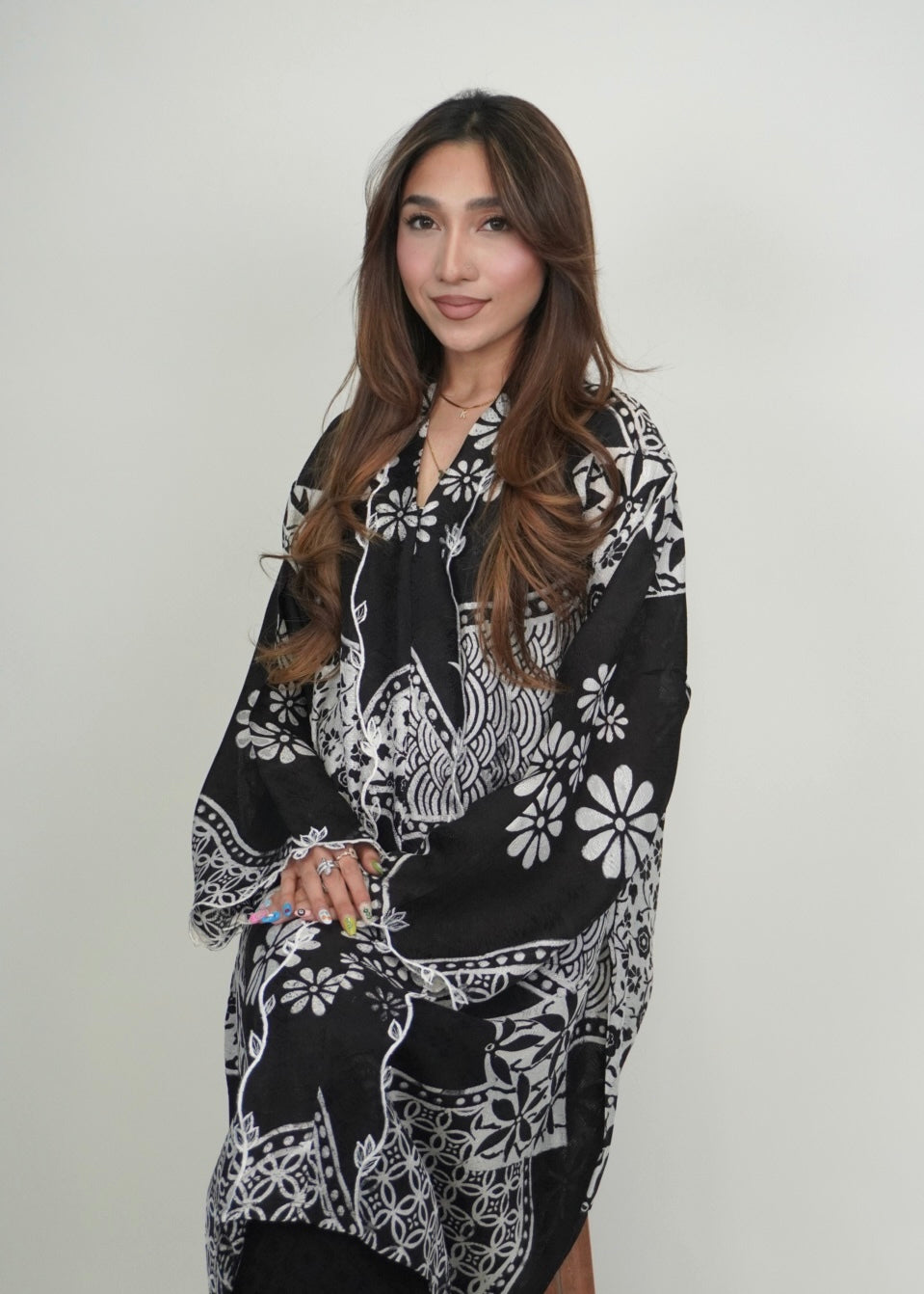 Qaseh Long in Black