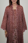 Kuntum Long in Dark Red