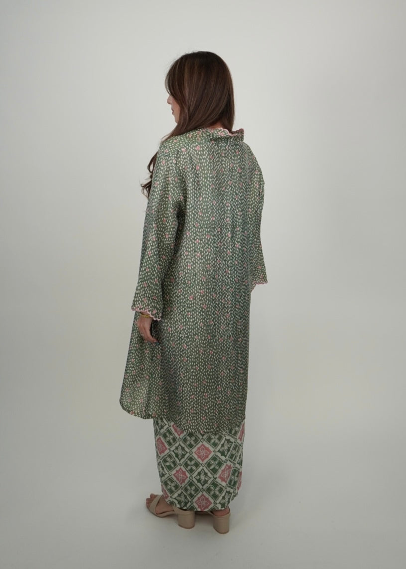 Kuntum Long in Sea Green