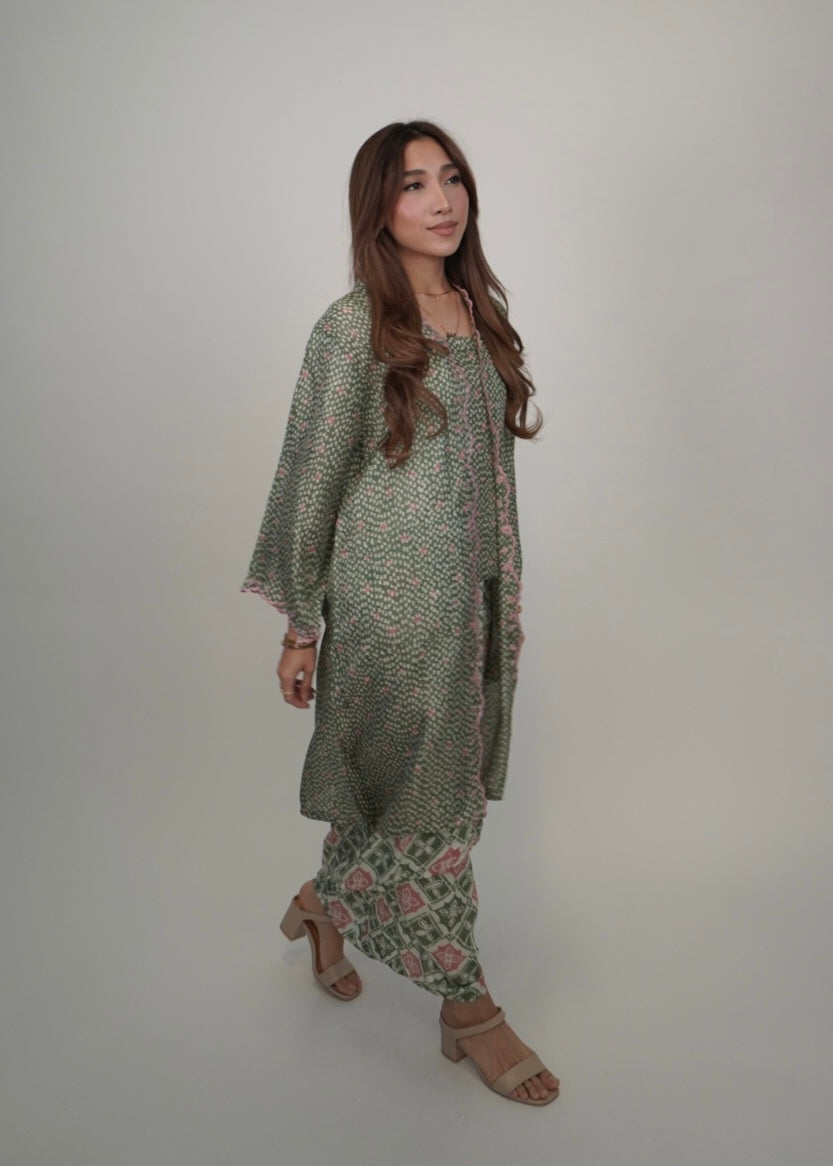Kuntum Long in Sea Green