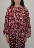 Chinta in Maroon