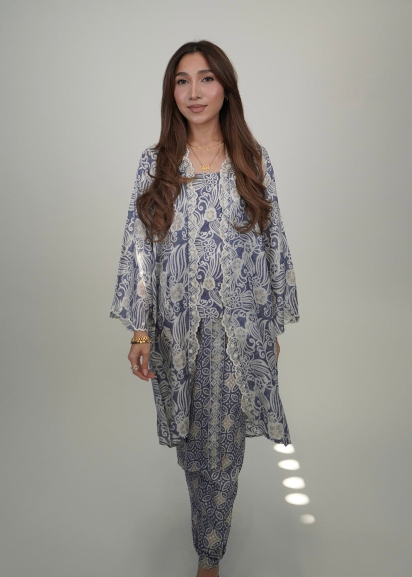 Kuntum Long in Dusty Blue