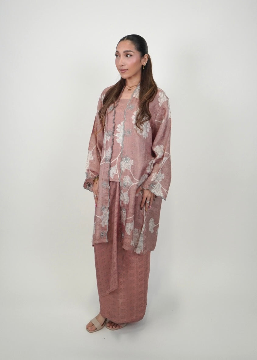 Kuntum Long in Dusty Rose