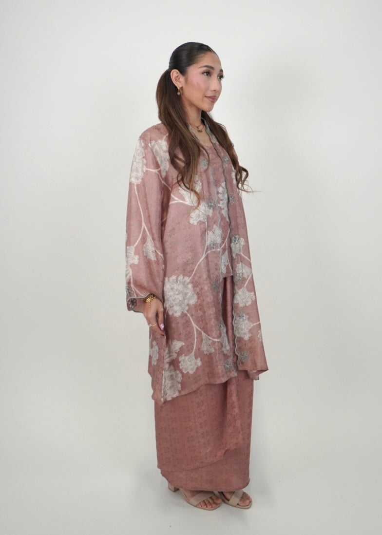 Kuntum Long in Dusty Rose
