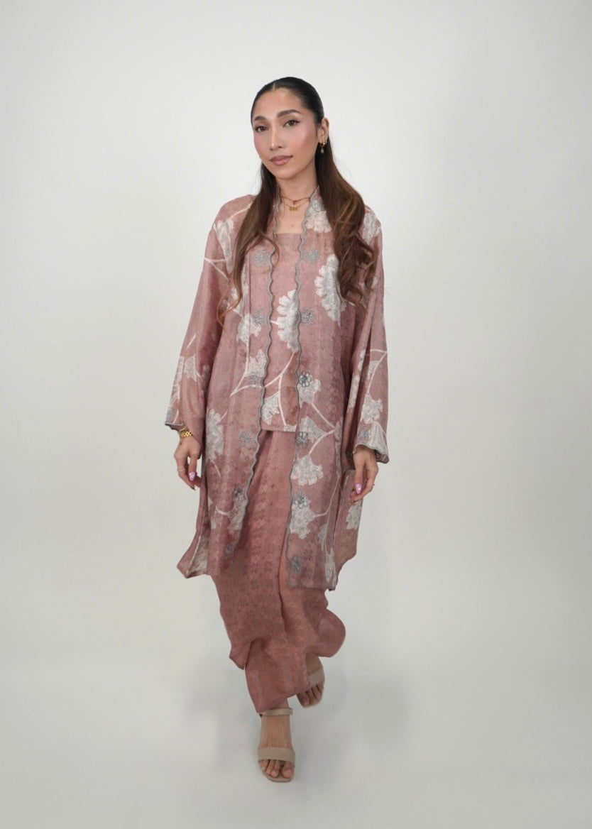 Kuntum Long in Dusty Rose