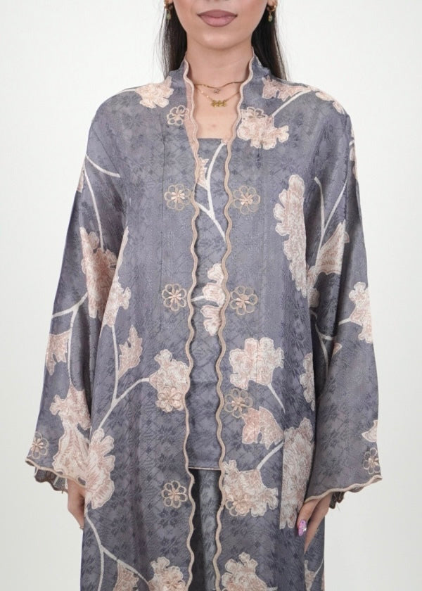 Kuntum Long in Ash Grey