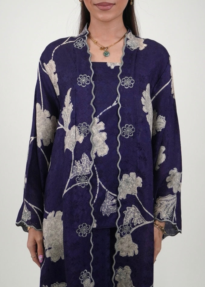 Kuntum Long in Oxford Blue