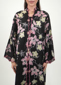Kuntum Long Mekar in Black Berry