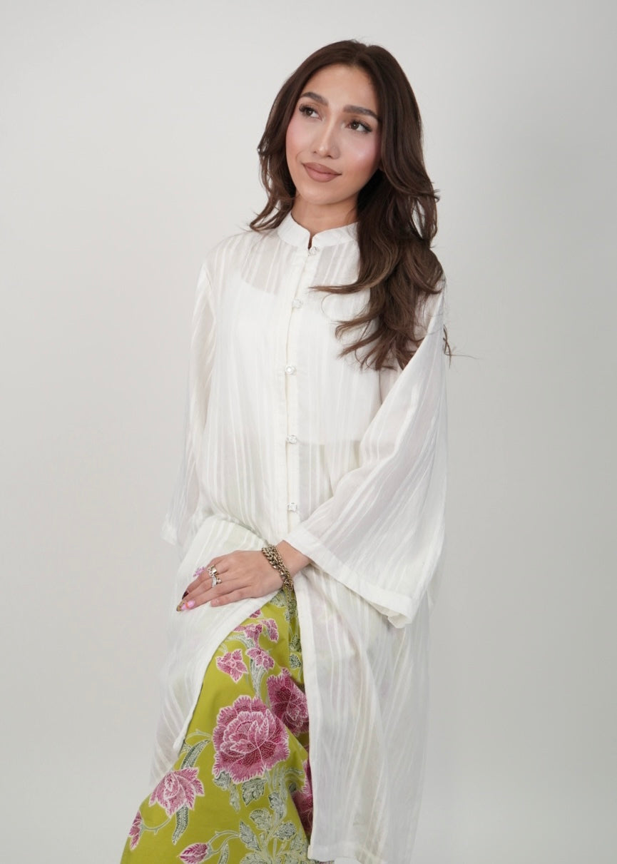 Mekar : Bayu Seroja in Pink Lime